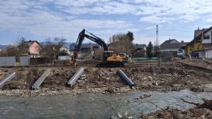 Stavební práce na protipovodňových projektech