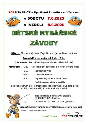 Rybářské závody pro děti 1