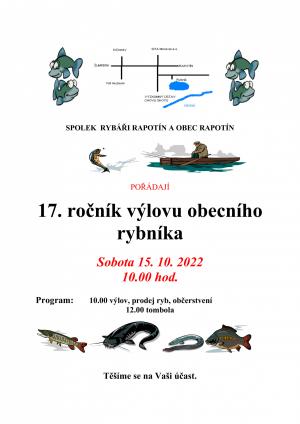 17. ročník výlovu obecního rybníka 1