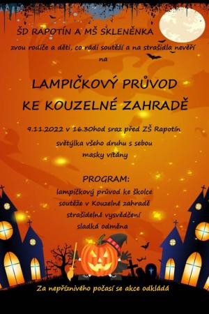 Lampičkový průvod ke Kouzelné zahradě 1