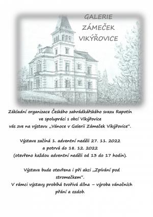 Vánoce v Galerii Zámeček Vikýřovice 1