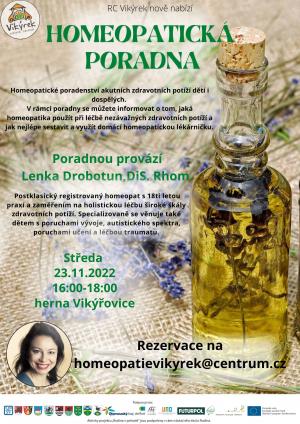 Homeopatická poradna 1