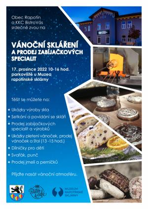Vánoční skláření a prodej zabíjačkových specialit 1