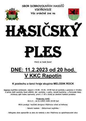 Hasičský ples 1