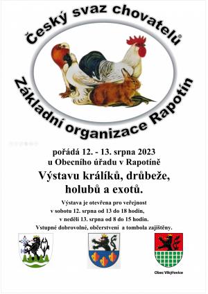 Výstava králíků, drůbeže, holubů a exotů 1
