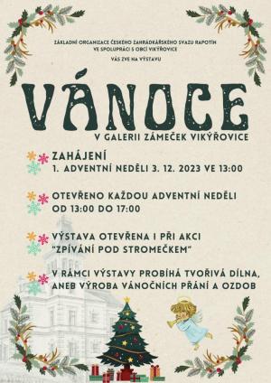 Vánoce v galerii Zámeček ve Vikýřovicích 1